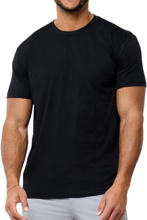 Mens T Shirt - Short Sleeve Crew Neck Soft Fitted Tees S - 4XL Fresh Classic Tshirts