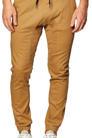 Men's Basic Stretch Twill Jogger Pants-Reg and Big & Tall Sizes